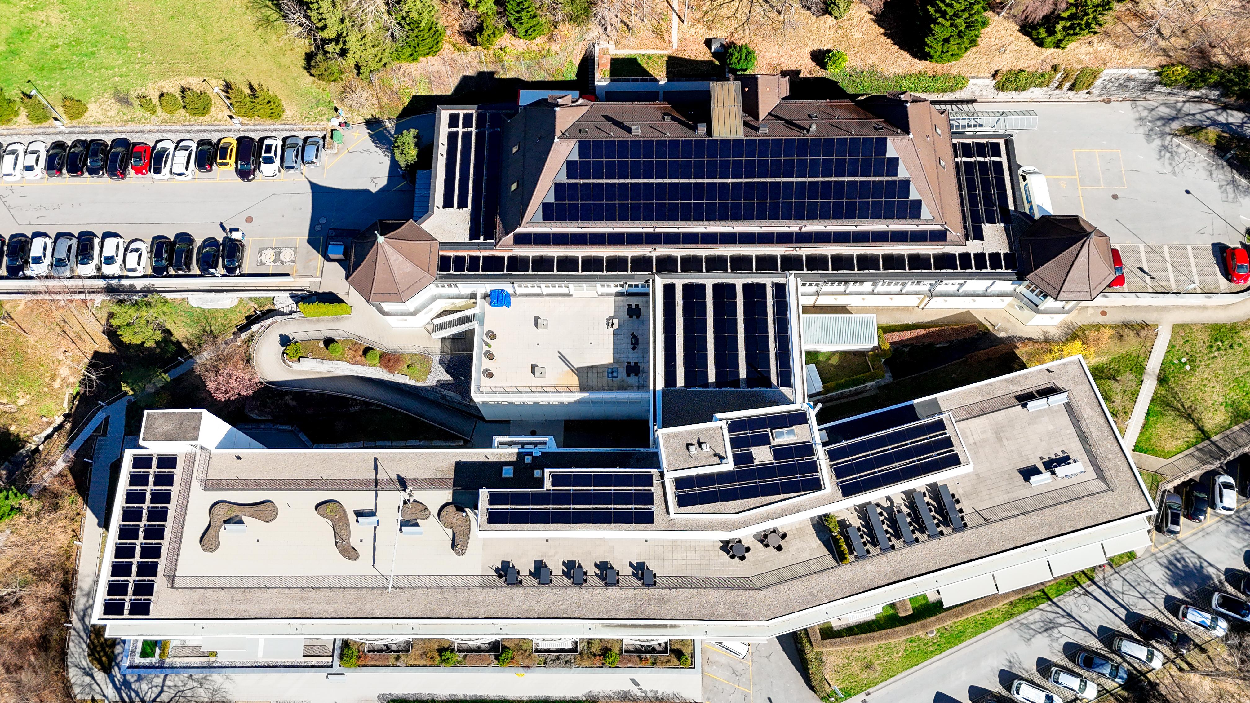 Strom vom Klinikdach